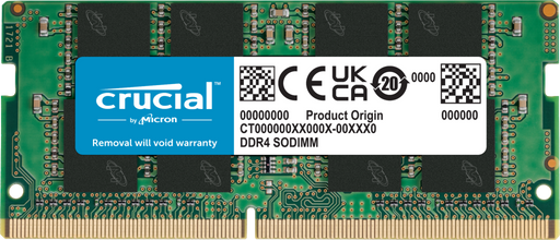 Crucial 8GB (1x 8GB) DDR4 SODIMM 2400MHz CL17 Laptop Memory