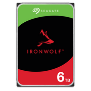 SEAGATE IRONWOLF NAS INTERNAL 3.5" SATA DRIVE, 6TB, 6GB/S, 5400RPM, 3YR