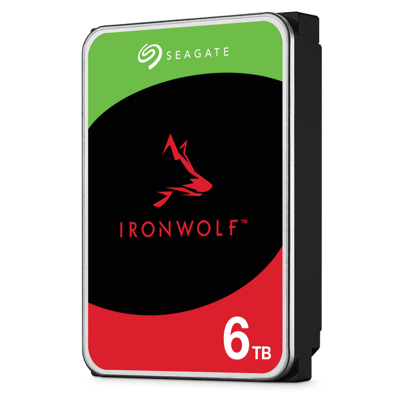 SEAGATE IRONWOLF NAS INTERNAL 3.5" SATA DRIVE, 6TB
