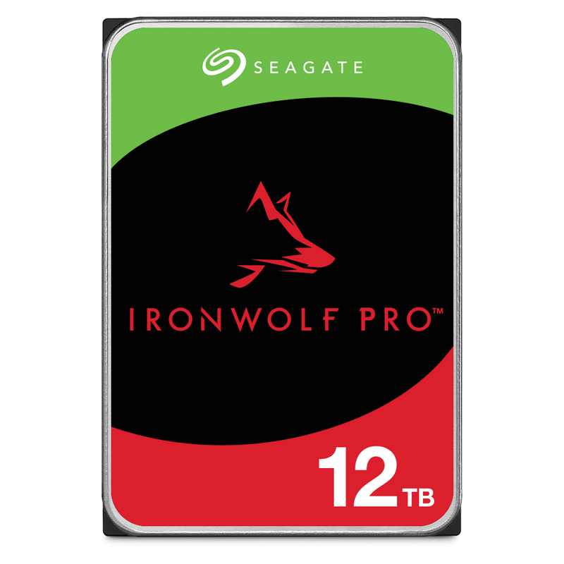 Seagate IronWolf Pro 12TB NAS HDD 7200RPM 256MB SATA 3.5in 5YR Warranty