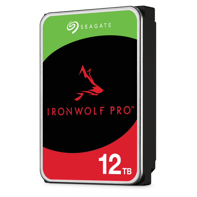 Seagate IronWolf Pro 12TB NAS HDD 7200RPM 256MB SATA 3.5in 5YR Warranty