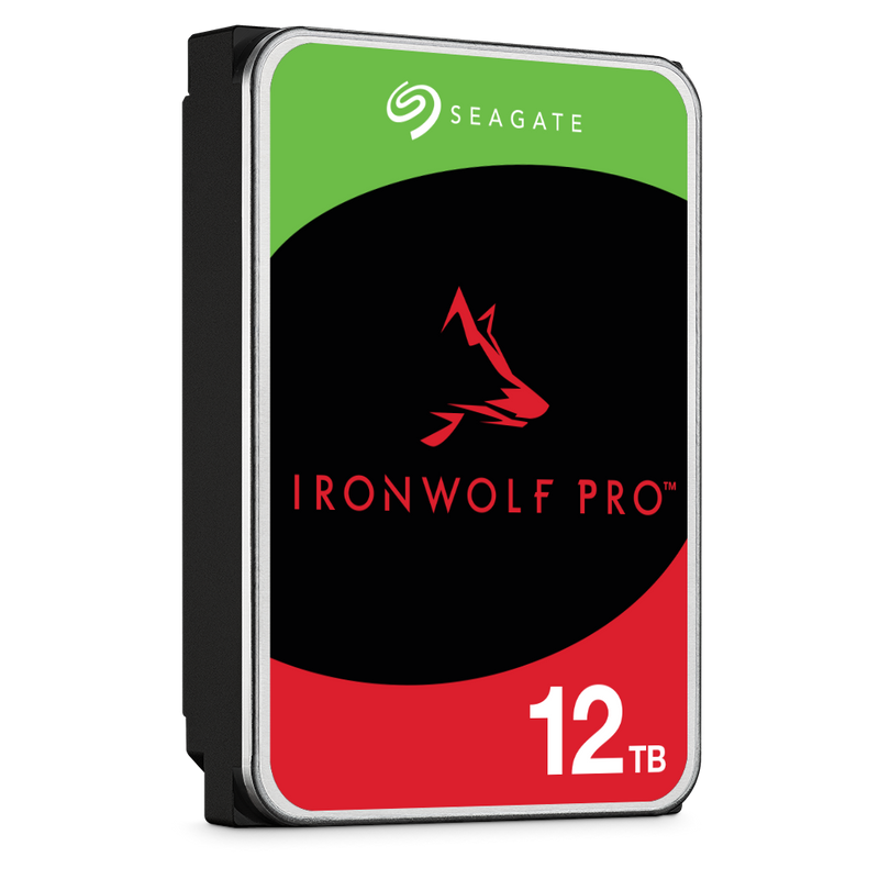 Seagate IronWolf Pro 12TB NAS HDD 7200RPM 256MB SATA 3.5in 5YR Warranty