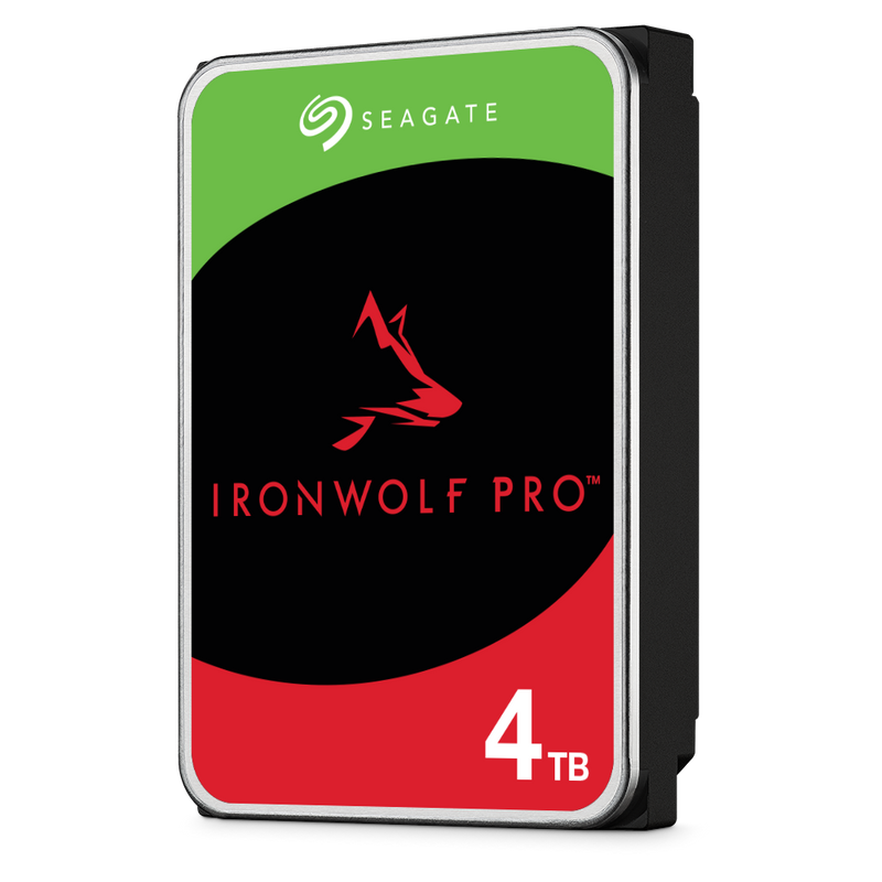 Seagate IronWolf Pro 4TB NAS HDD 7200RPM 256MB Cache SATA 3.5in ST4000NT001