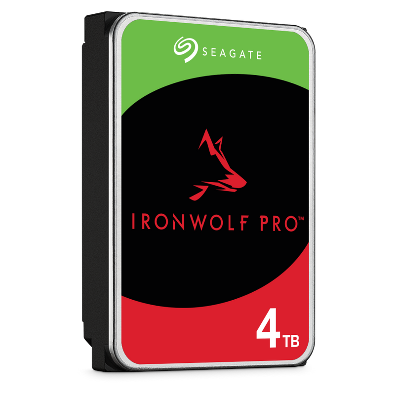 Seagate IronWolf Pro 4TB NAS HDD 7200RPM 256MB Cache SATA 3.5in ST4000NT001
