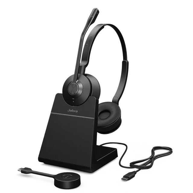 JABRA ENGAGE 55 MS MONO DECT HEADSET,LINK 400A BLUETOOTH DONGLE,SOFTPHONE/DESKPHONE,USB-A-9553-450-111