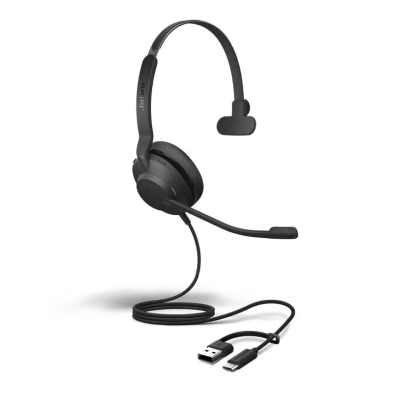 Jabra Evolve2 30 SE MS Mono USB-C/A Wired On-Ear Headset with Busylight