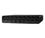 Black HP ProDesk computer tower on a white background