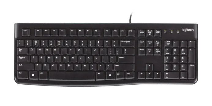 LOGITECH K120 WIRED USB KEYBOARD- 920-002582