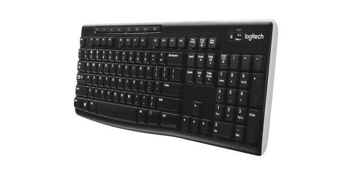LOGITECH K270 WIRELESS KEYBOARD, 2.4GHZ WIRELESS NANO RECEIVER- 920-003057