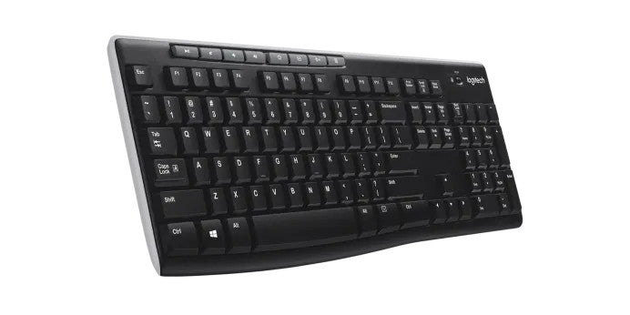 LOGITECH K270 WIRELESS KEYBOARD, 2.4GHZ WIRELESS NANO RECEIVER- 920-003057