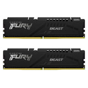 KINGSTON FURY BEAST 64GB DDR5-6000MT/s CL36 DIMM (Kit of 2) Desktop Memory - Black