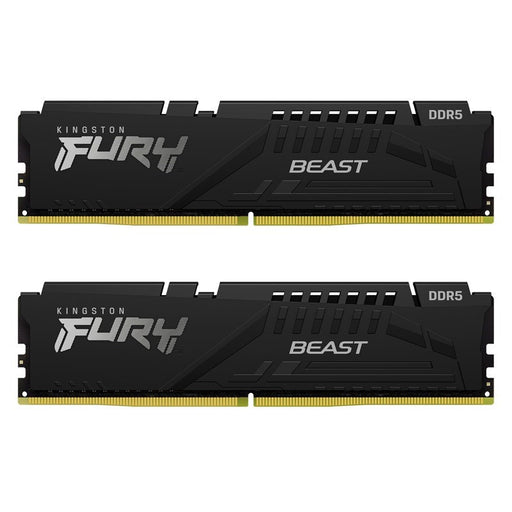 KINGSTON FURY BEAST 64GB DDR5-6000MT/s CL36 DIMM (Kit of 2) Desktop Memory - Black