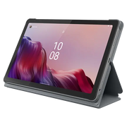 Lenovo Tab M9 Folio Case - Grey (ZG38C04869), All Around Protection, Brimless Style,Dual Mode Stand, Protective Film Include, 1YR