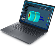 Off center shot of the front of the Front view of the Dell Pro Max 18 Plus