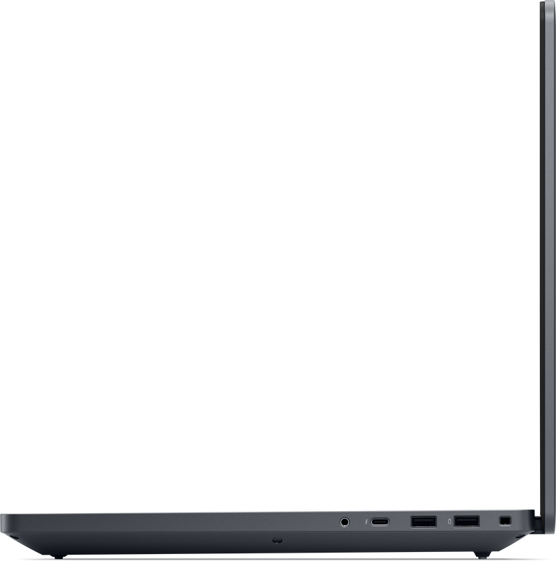 Profile view of the left side of the Dell Pro Max 18 Plus workstaion