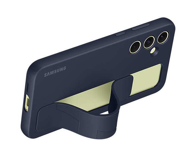 SAMSUNG GALAXY A55 STANDING GRIP CASE (BLUE BLACK) - EF-GA556TBEGWW