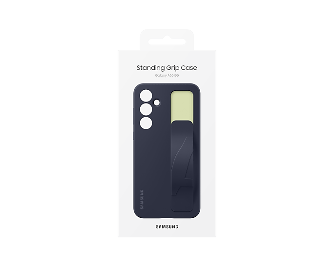 SAMSUNG GALAXY A55 STANDING GRIP CASE (BLUE BLACK) - EF-GA556TBEGWW