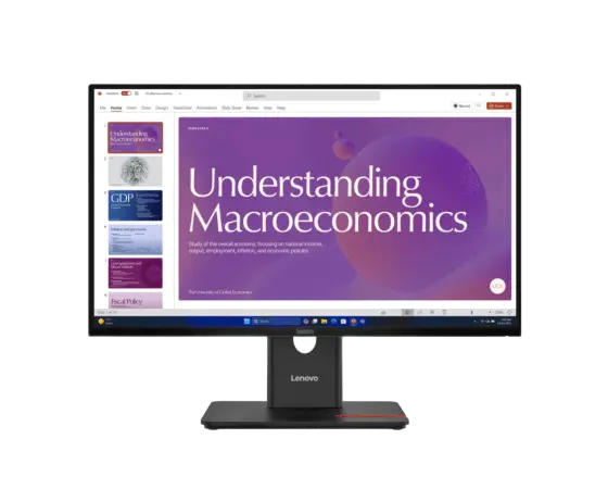 Lenovo ThinkVision T24D-40 23.8-inch FHD IPS Monitor with 99% sRGB and BT.709 Coverage