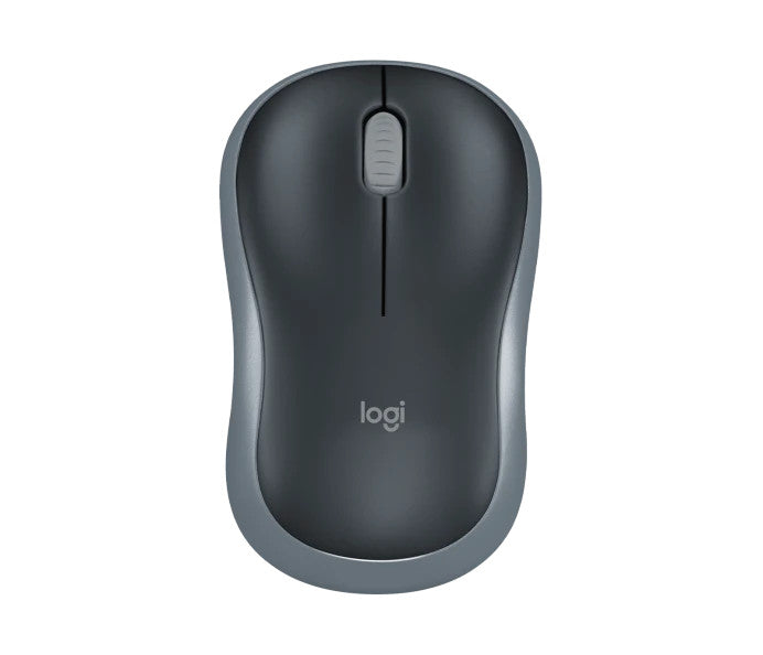 LOGITECH M185 WIRELESS MOUSE -GREY, 2.4GHZ USB RECEIVER, PLUG & PLAY, BUTTON(3)- 910-002255