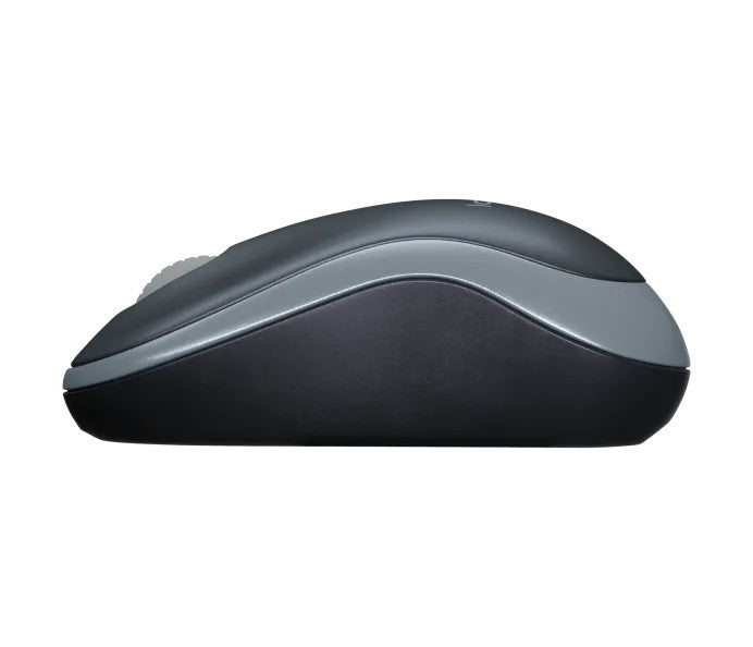 LOGITECH M185 WIRELESS MOUSE -GREY, 2.4GHZ USB RECEIVER, PLUG & PLAY, BUTTON(3)- 910-002255