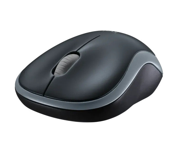 LOGITECH M185 WIRELESS MOUSE -GREY, 2.4GHZ USB RECEIVER, PLUG & PLAY, BUTTON(3)- 910-002255