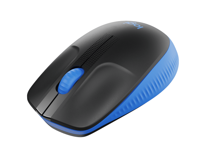 LOGITECH M190 WIRELESS MOUSE PLUG AND PLAY, 2.4GHZ NANO RECEIVER  - BLUE - 1YR WTY-910-005914