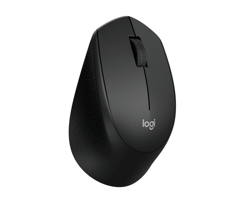 Logitech M331 Silent Plus Wireless Optical Mouse USB 1000 DPI Black 910-004914
