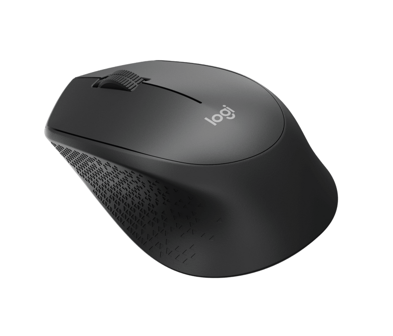Logitech M331 Silent Plus Wireless Optical Mouse USB 1000 DPI Black 910-004914
