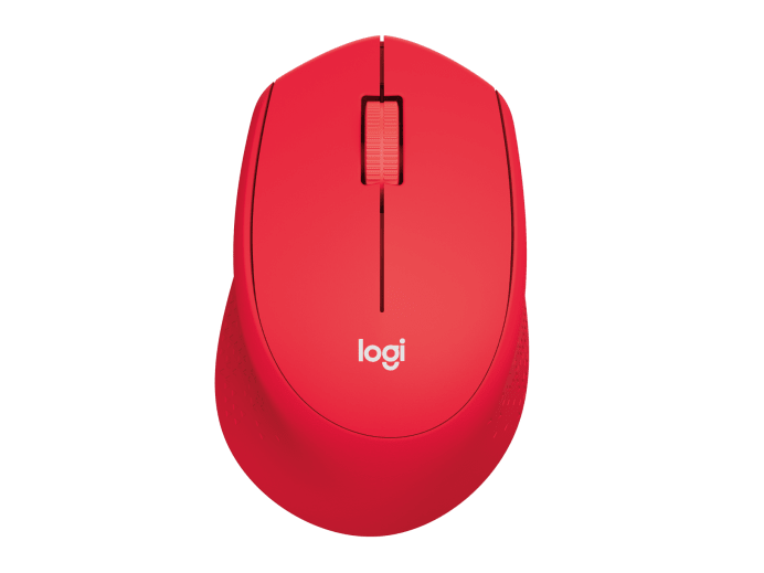 Logitech M331 SILENT PLUS  Wireless Mouse RED DPI 1000 - 910-004916