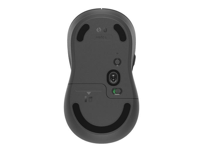 LOGITECH SIGNATURE M650 WIRELELEFT HAND MOUSE,BOLT USB RECEIVER,BT,GRAPHITE - 1 YR WTY-910-006234