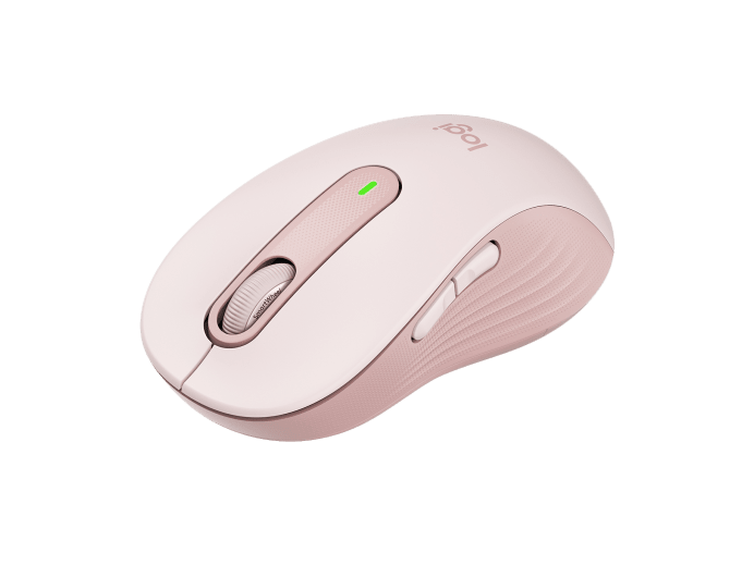 LOGITECH SIGNATURE M650 WIRELESS MOUSE,BOLT USB RECEIVE R,BT,ROSE- 1 YR WTY-910-006263
