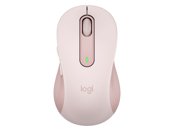 LOGITECH SIGNATURE M650 WIRELESS MOUSE,BOLT USB RECEIVE R,BT,ROSE- 1 YR WTY-910-006263