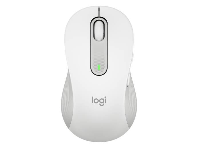 LOGITECH SIGNATURE M650 WIRELESS MOUSE,BOLT USB RECEIVE R,BT,WHITE- 1 YR WTY-910-006264