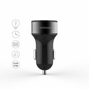 mbeat® Power Dot Pro Dual port 3.4A Rapid Car Charger - Fast Charging