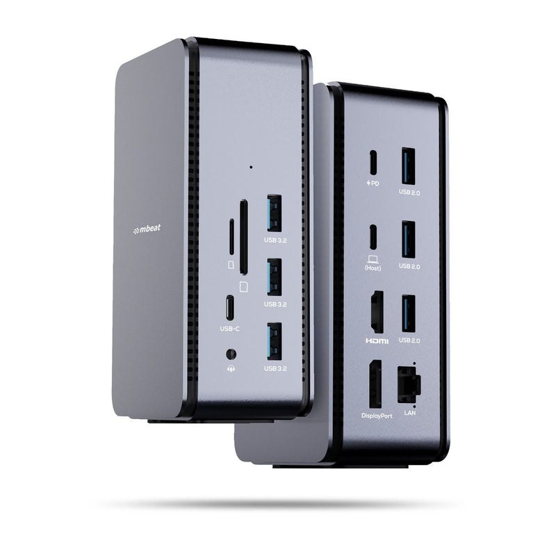 mbeat® 14 in 1 USB 4 Docking Station(USB-C,DP,HDMI,USB-A,USB 2)