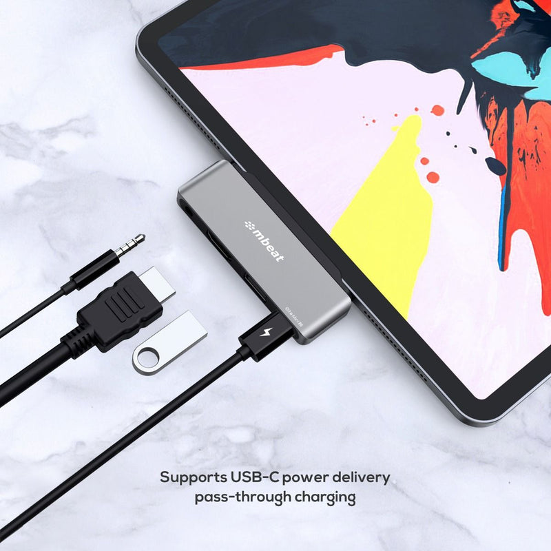 mbeatï¿½ï¿½ï¿½ï¿½ Elite Mini 4-In-1 USB-C Mobile Hub for iPad Pro