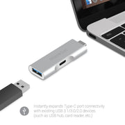 (LS) mbeat® Attach Duo Type-C To USB 3.1 Adapter- USB 3.1/3.0/2.0/1.1