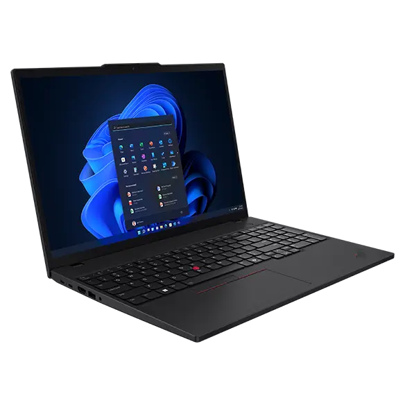 Off center shot of the front of the Lenovo T16 Gen 4 Notebook