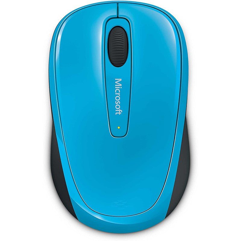 MICROSOFT WIRELESS MOBILE 3500 SERIES USB OPTICAL MOUSE (CYAN BLUE) - GMF-00275