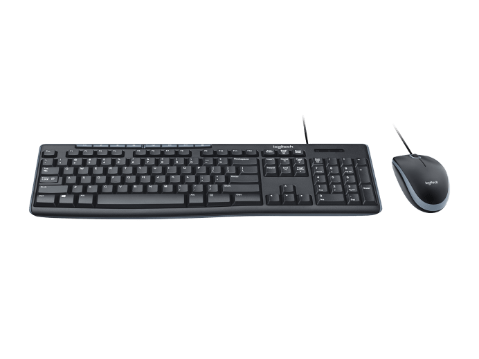 LOGITECH MK200 WIRED MEDIA KEYBOARD AND MOUSE COMBO - 3YR WTY-920-002693
