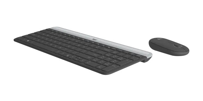 LOGITECH MK470 SLIM WIRELESS KEYBOARD AND MOUSE COMBO,2.4 GHZ  RECEIVER,GRAPHITE- 920-009182