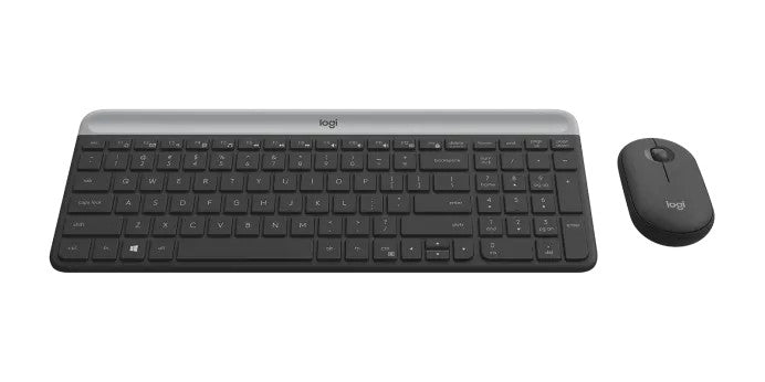 LOGITECH MK470 SLIM WIRELESS KEYBOARD AND MOUSE COMBO,2.4 GHZ  RECEIVER,GRAPHITE- 920-009182