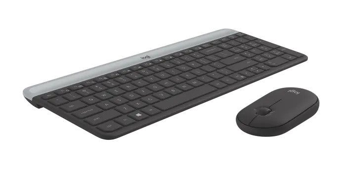 LOGITECH MK470 SLIM WIRELESS KEYBOARD AND MOUSE COMBO,2.4 GHZ  RECEIVER,GRAPHITE- 920-009182