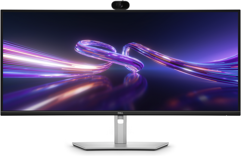 Dell Pro P 34 Inch IPS Curved WQHD Monitor USB-C Hub Webcam LAN