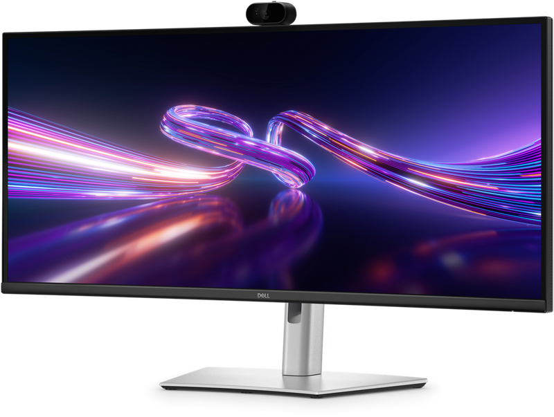 Dell Pro P 34 Inch IPS Curved WQHD Monitor USB-C Hub Webcam LAN