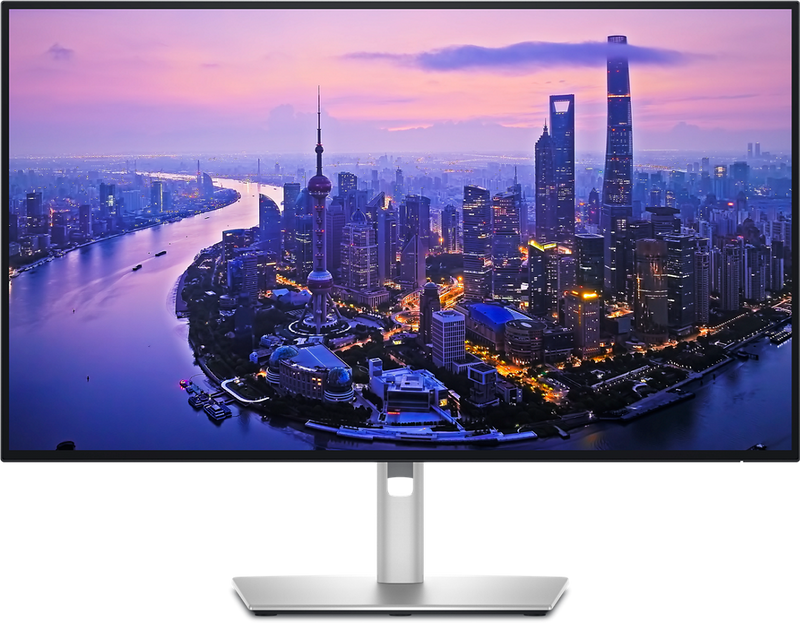 Front view of the Dell UltraSharp 27 4K Thunderbolt Hub Monitor.