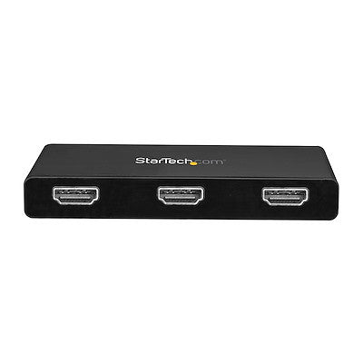 STARTECH USB-C MULTIPORT ADAPTER, 4K, HDMI(3), TRIPLE DISPLAY, WINDOWS, 3YR - MSTCDP123HD