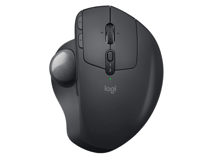 LOGITECH MX ERGO WIRELESS TRACKBALL MOUSE,UNIFYING RECEIVER,BT-1YR WTY-910-005180
