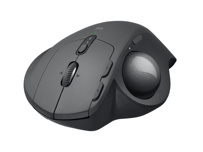 LOGITECH MX ERGO WIRELESS TRACKBALL MOUSE,UNIFYING RECEIVER,BT-1YR WTY-910-005180