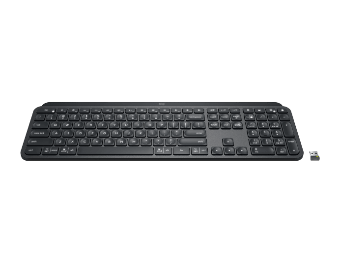 LOGITECH MX KEYS WIRELESS KEYBOARD FOR BUSINESS,ILLUMINATED, LOGI BOLT,BT,GRAPHITE,2YR WTY-920-009561